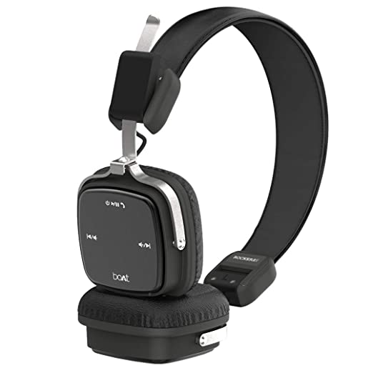boAt Rockerz 600 Wireless Bluetooth On Ear Headphones with Mic (Black) boAt Rockerz 600 Wireless Bluetooth On Ear Headphones with Mic (Black)